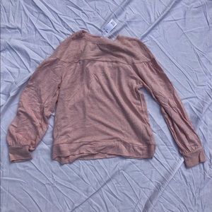 Gap blush pink long sleeve